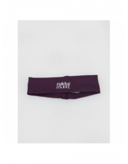 Bandeau de running élastique violet - Rukka