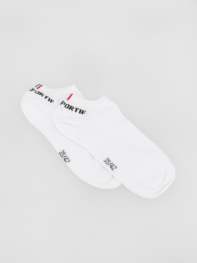 Pack 2 paires de chaussettes basses blanc - Le Coq Sportif