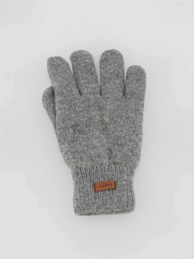 Gants en laine haakon gris homme - Barts