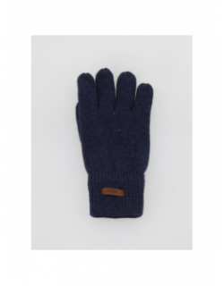 Gants en laine haakon bleu marine homme - Barts