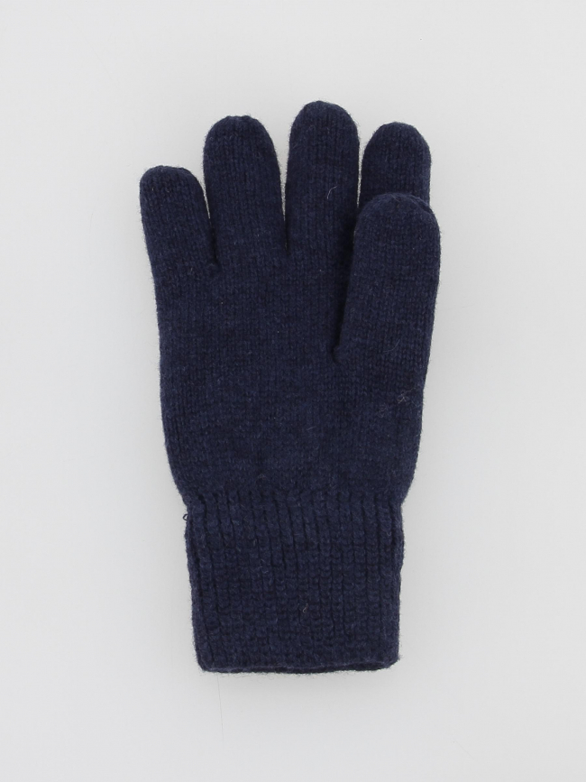 Gants en laine haakon bleu marine homme - Barts