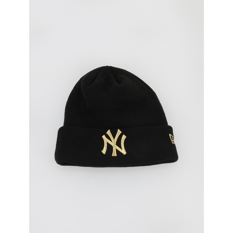 Bonnet logo métallique NY noir - New Era