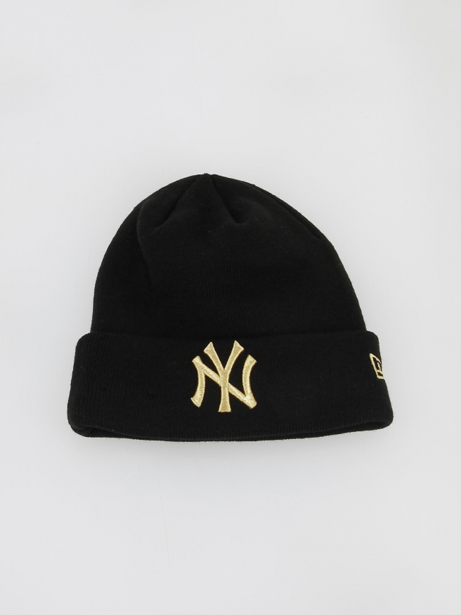 Bonnet logo métallique NY noir - New Era