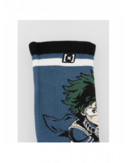 Chaussettes dépareillées my hero academia noir bleu - Capslab