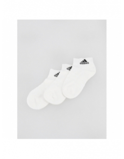 Pack 3 paires de chaussettes cheville blanc enfant - Adidas