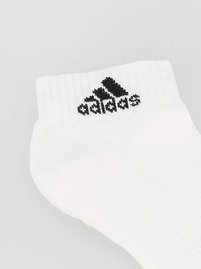 Pack 3 paires de chaussettes cheville blanc enfant - Adidas