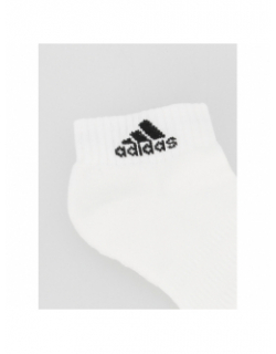 Pack 3 paires de chaussettes cheville blanc enfant - Adidas