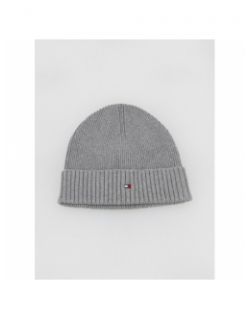 Bonnet uni essential flag gris - Tommy Hilfiger