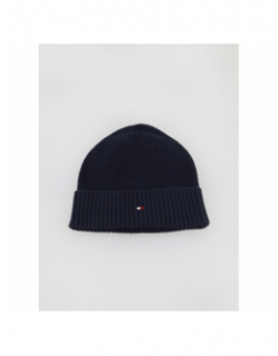 Bonnet uni essential flag bleu marine - Tommy Hilfiger