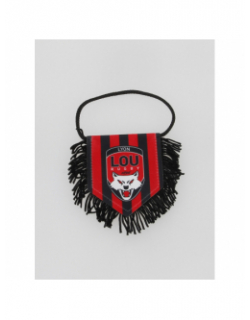 Fanion blason lyon lou rugby mini rouge noir - M Com