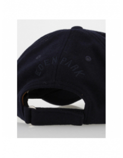 Casquette en laine side step bleu marine - Eden Park