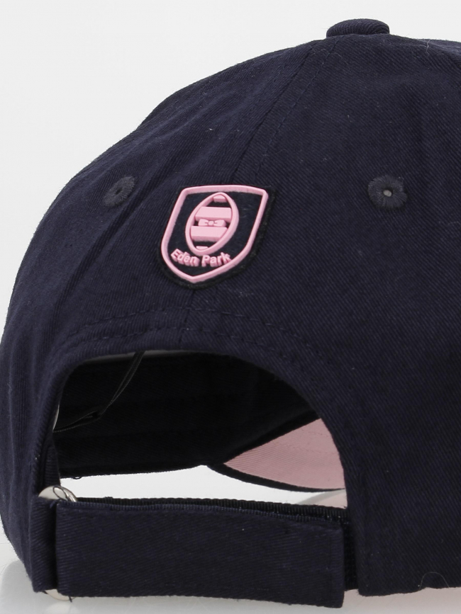 Casquette signature bleu marine rose - Eden Park