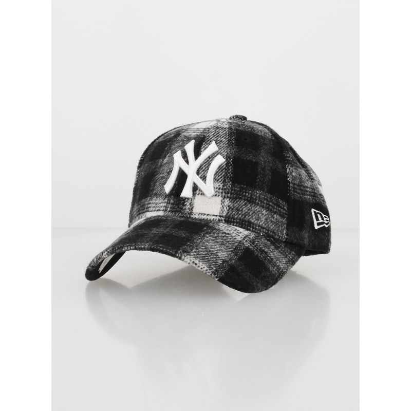 Casquette à carreaux 9forty plaid noir femme - New Era