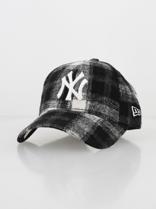 Casquette à carreaux 9forty plaid noir femme - New Era