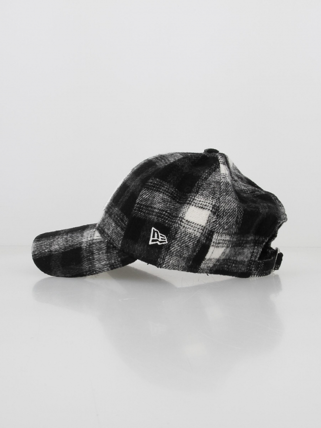 Casquette à carreaux 9forty plaid noir femme - New Era