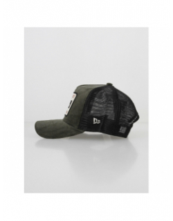 Casquette trucker velours cord kaki noir - New Era