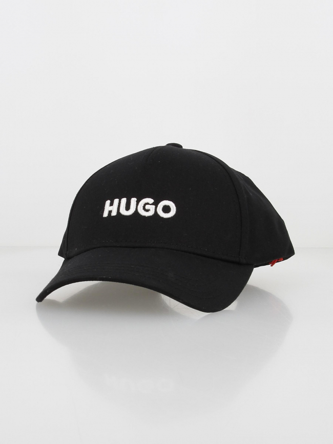 Casquette uni logo brodé jude noir - Hugo