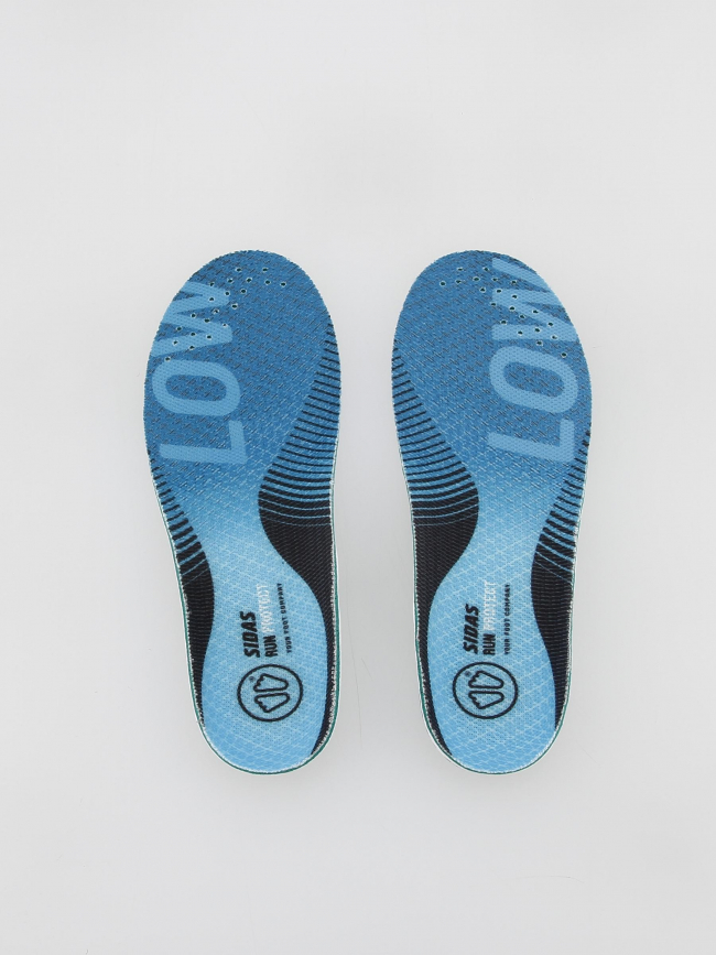 Semelles de running voute basse 3feet bleu - Sidas