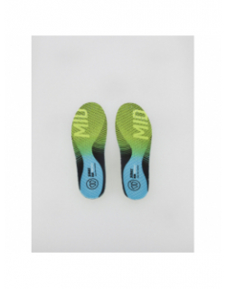 Semelles de running voute médium 3feet vert - Sidas