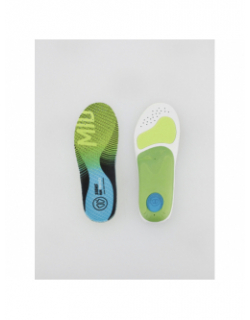 Semelles de running voute médium 3feet vert - Sidas