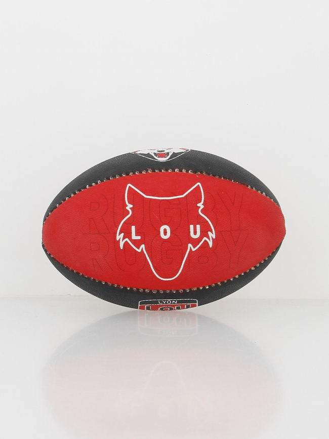 Ballon de rugby mini ovalou lyon lou rugby noir rouge - M Com