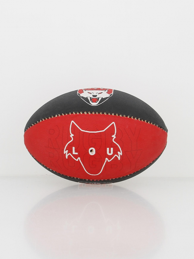 Ballon de rugby mini ovalou lyon lou rugby noir rouge - M Com