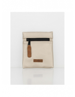 Pochette mini sac à dos simili cuir casbah doré - Cabaïa
