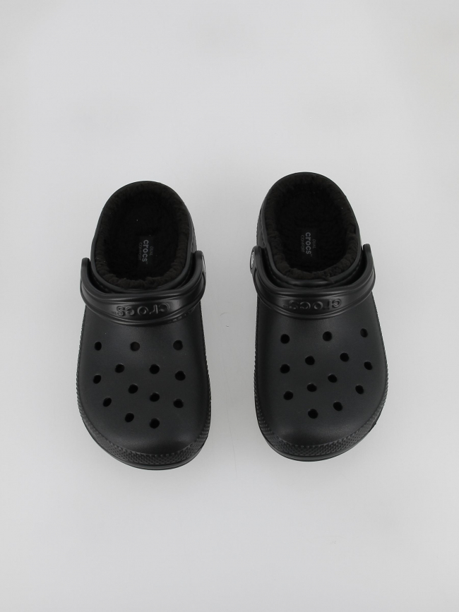 Crocs sabots fourrés lined noir - Crocs