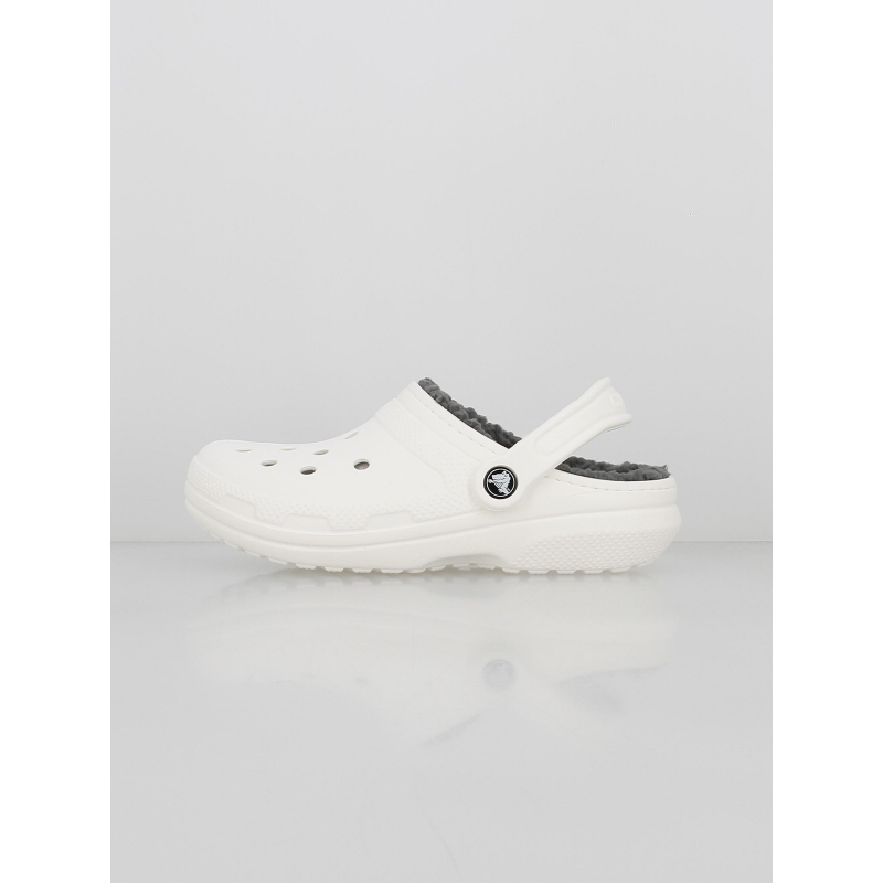 Crocs sabots fourrées lined blanc - Crocs