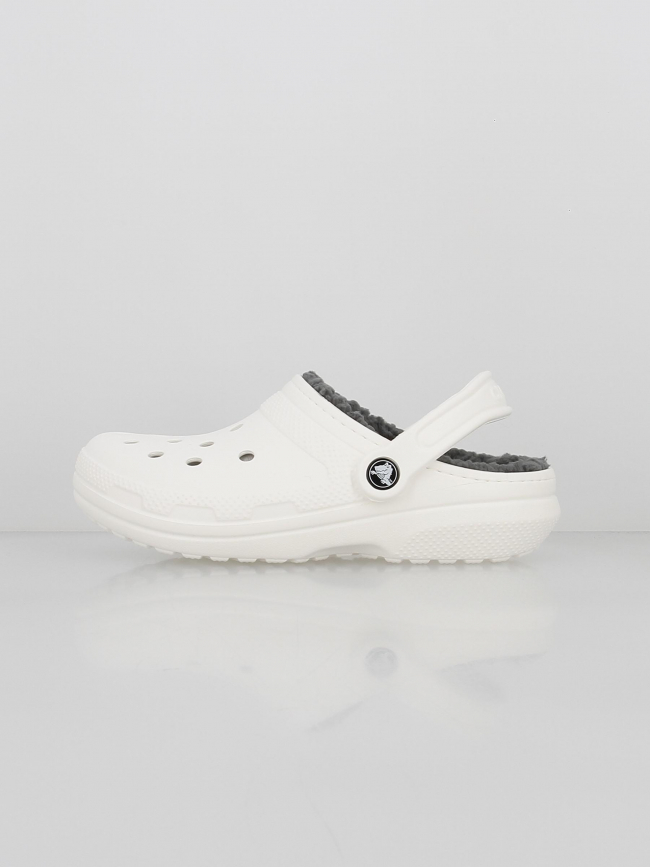 Crocs sabots fourrées lined blanc - Crocs