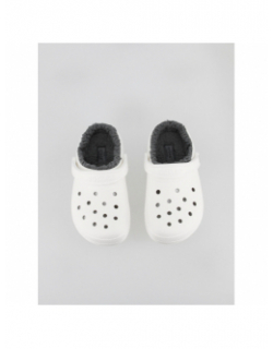 Crocs sabots fourrées lined blanc - Crocs