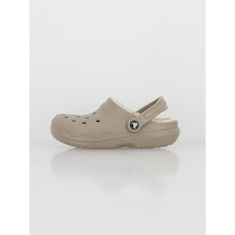 Crocs sabots fourrés lined beige - Crocs