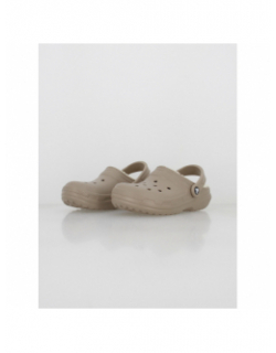 Crocs sabots fourrés lined beige - Crocs