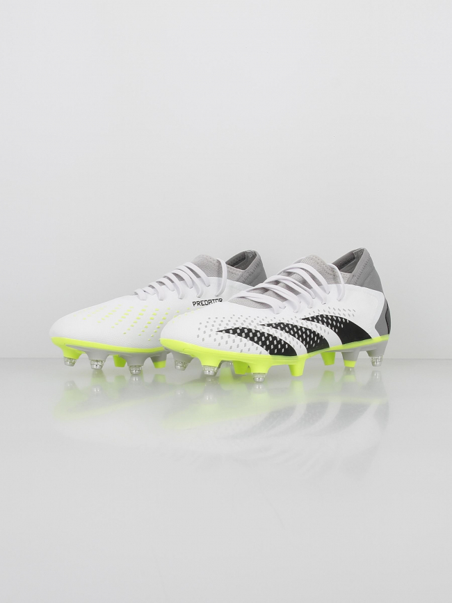 Chaussures de football predator accuracy 3 SG blanc - Adidas