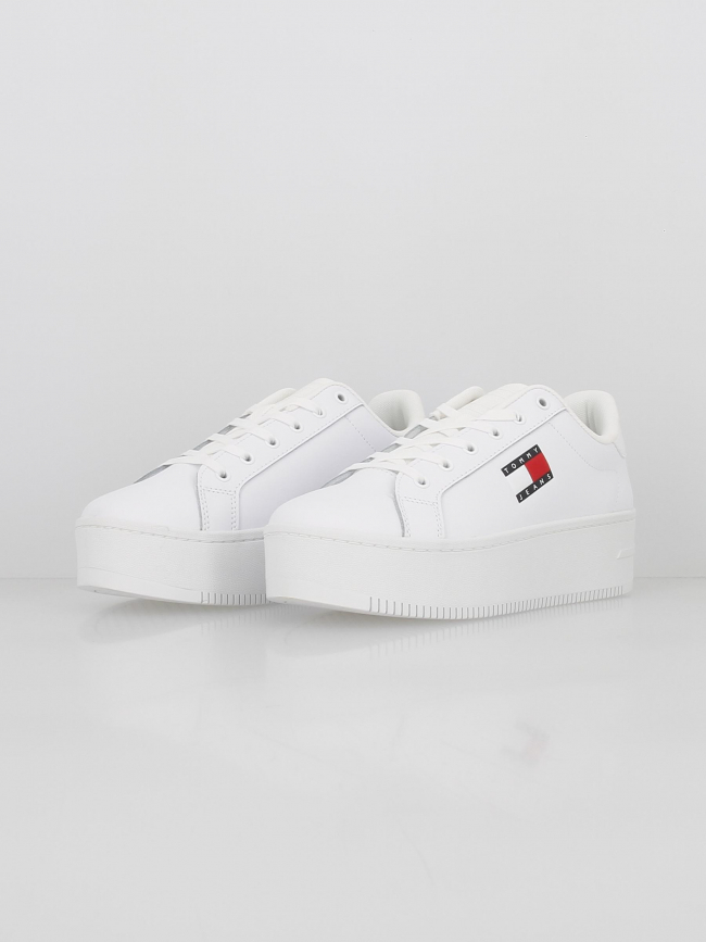 Baskets à plateforme essential blanc femme - Tommy Jeans