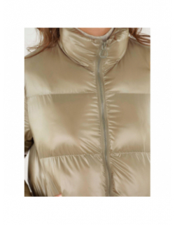 Doudoune loane beige doré femme - Deeluxe