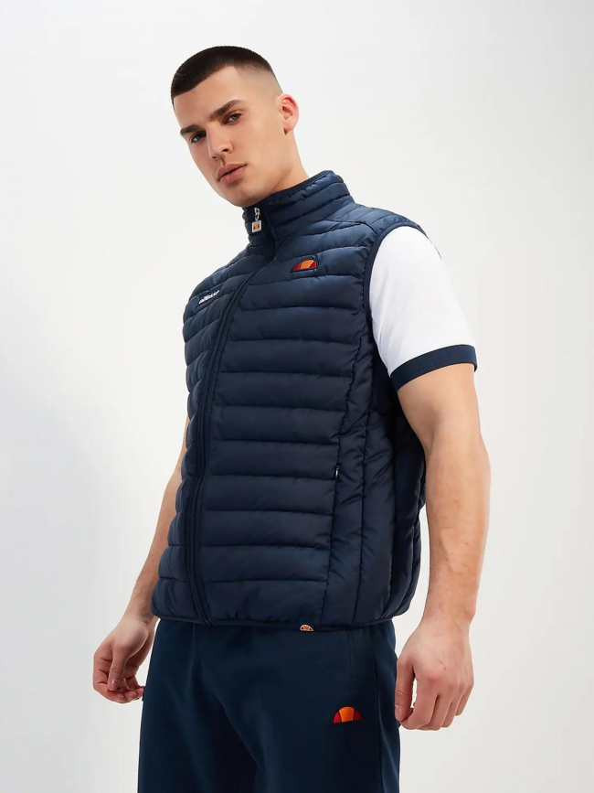 Doudoune sans manche bardy bleu marine homme - Ellesse