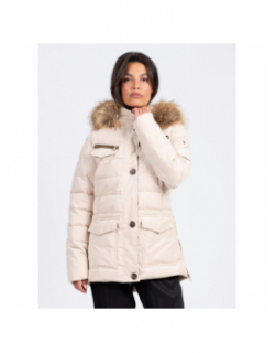 Doudoune parka yazoo beige femme - Sun Valley