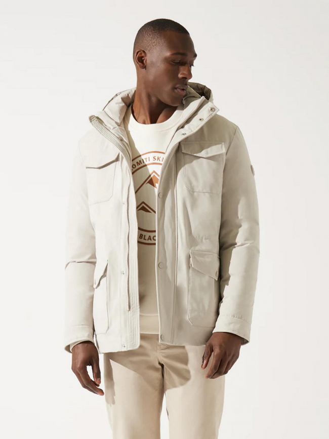 Blouson parka miran beige homme - Izac