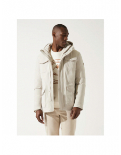 Blouson parka miran beige homme - Izac