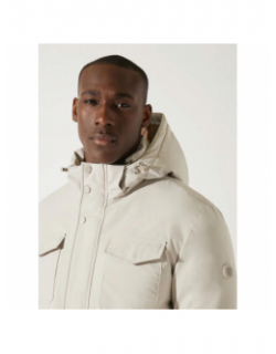 Blouson parka miran beige homme - Izac