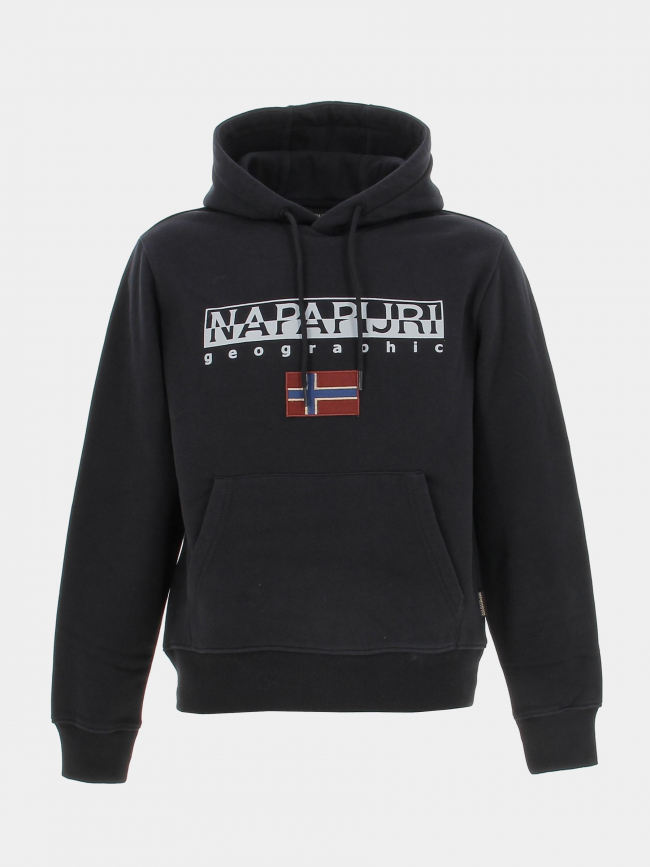 Sweat à capuche ayas noir homme - Napapijri