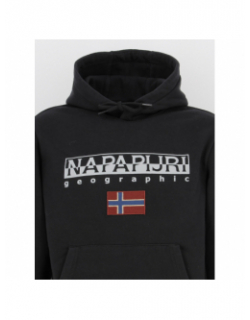 Sweat à capuche ayas noir homme - Napapijri