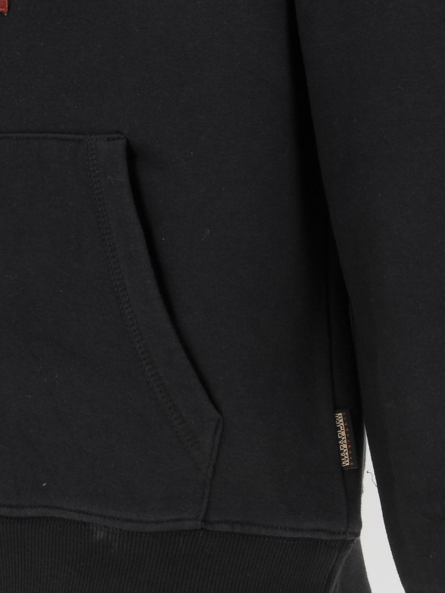 Sweat à capuche ayas noir homme - Napapijri