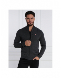 Gilet en laine damavand gris foncé homme - Napapijri