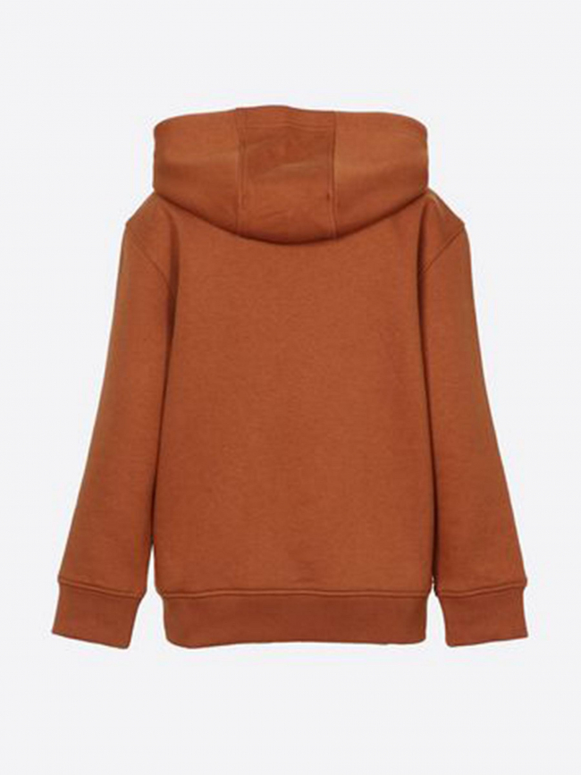 Sweat à capuche edvin marron garçon - Kaporal