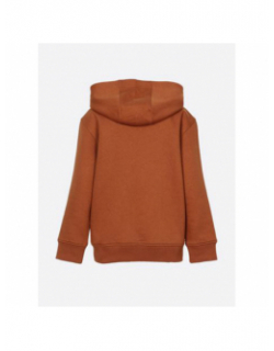 Sweat à capuche edvin marron garçon - Kaporal