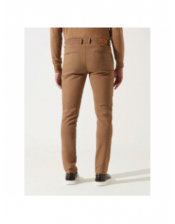 Pantalon chino slim verfait marron homme - Izac