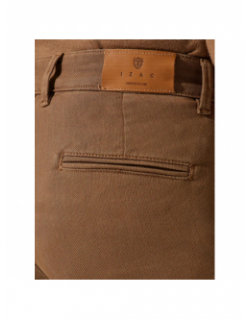 Pantalon chino slim verfait marron homme - Izac