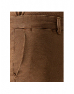 Pantalon chino slim verfait marron homme - Izac